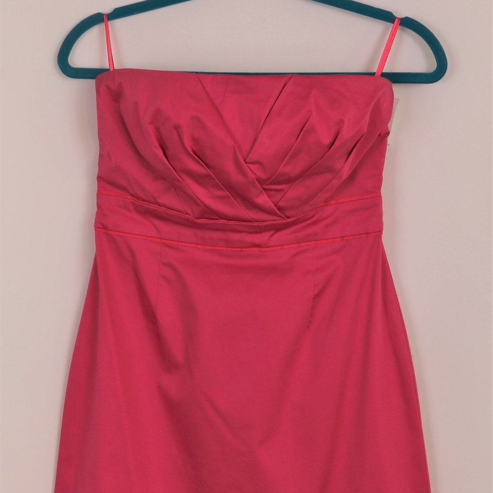 New York & Company Pink Strapless Cocktail Dress 4